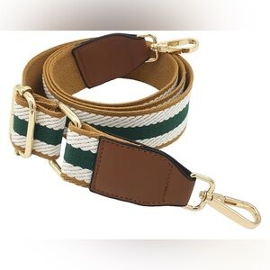 🎉✨ Jacquard Two Tone Wide Adjustable Crossbody Purse / Guitar Strap Replacement